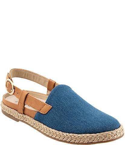 Trotters Pasley Slingback Flat Espadrilles