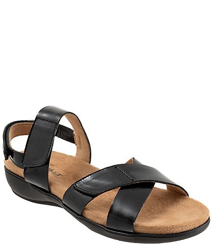 Trotters River Metallic Leather Sandals
