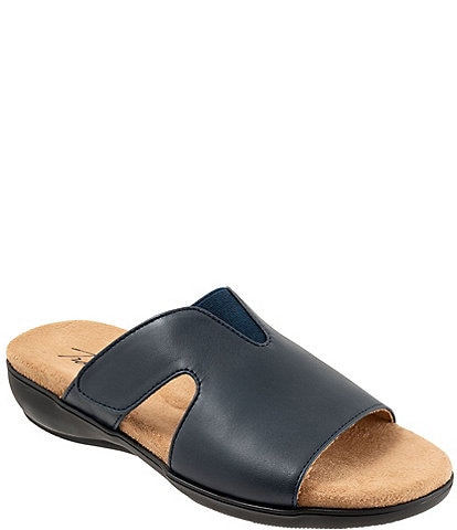 Trotters Roxine 2.0 Leather Slide Sandals