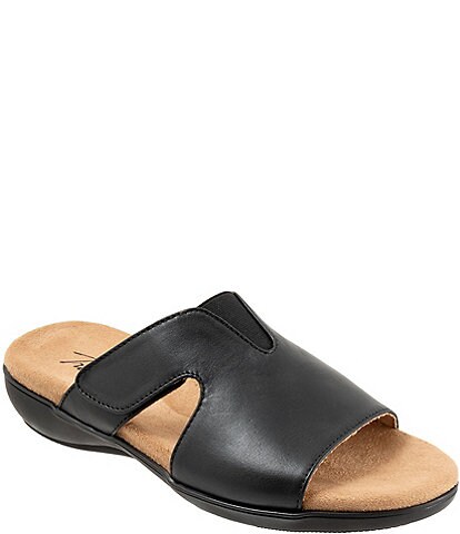Trotters Roxine 2.0 Leather Slide Sandals