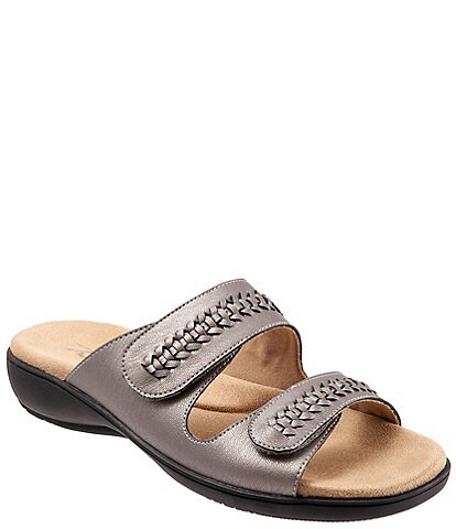 Trotters Ruthie Woven Slide Sandals