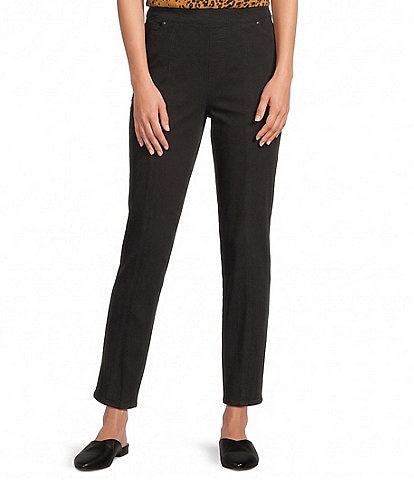 Tru Luxe Straight Pull-On Jeans