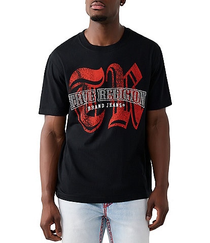 True Religion Crystal Logo Short Sleeve T-Shirt