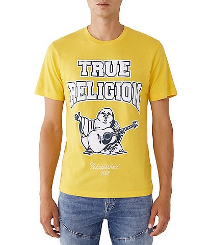 True Religion Golden Buddha 2002 Short-Sleeve T-Shirt