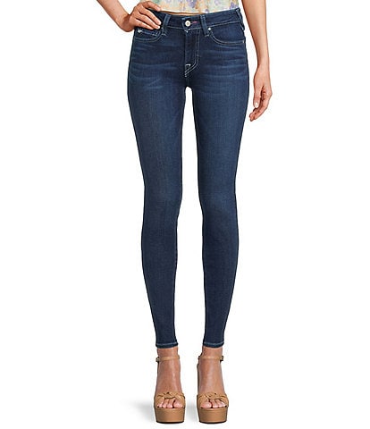 True Religion Halle Mid Rise Super Skinny Ankle Jeans