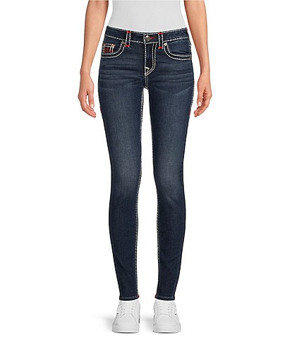 True Religion Jennie Denim Mid Rise Super T Skinny Jeans