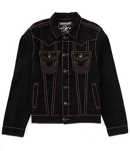 True Religion Jimmy Long Sleeve Pickstitched Jacket