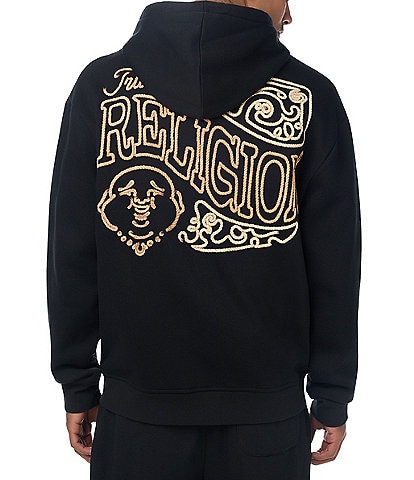 True Religion Long Sleeve Rope Zip Hoodie