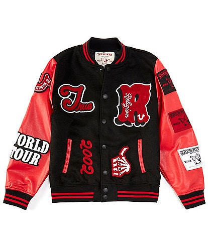 True Religion Long Sleeve Varsity Jacket