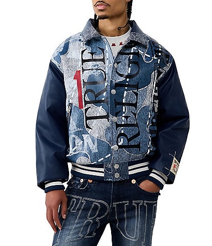 True Religion No. 1 Print Bomber Jacket