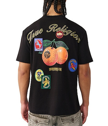 True Religion Orchard Fruit Stamp Short Sleeve T-Shirt