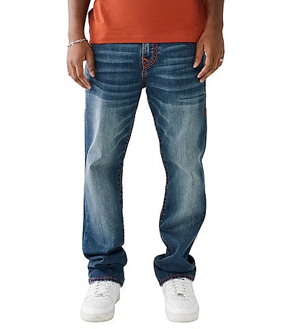 True Religion Ricky Super-T Straight-Leg Comfort Stretch Jeans