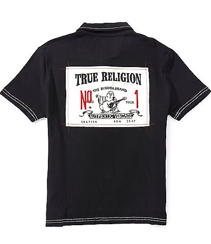 True Religion Short Sleeve 1 Buddha Big T Polo Shirt