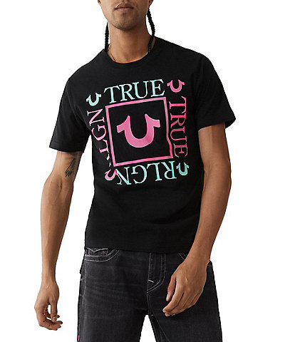 True Religion Short-Sleeve Crystal Box T-Shirt