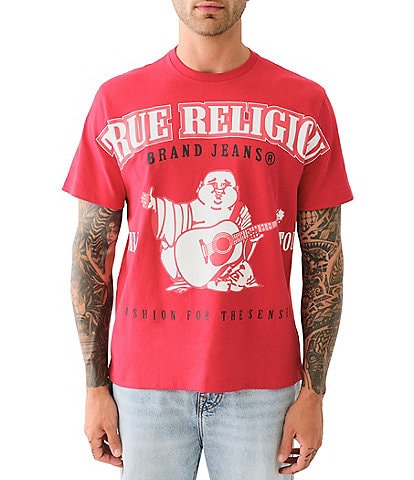 True Religion Short Sleeve Exaggerated Icon Graphic T-Shirt