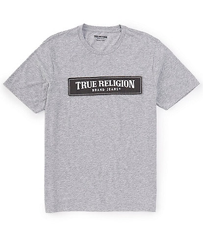 True Religion Short Sleeve Frayed Arch T-Shirt