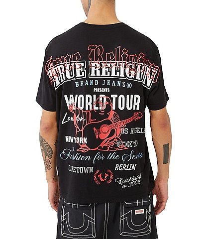 True Religion Short Sleeve Relaxed Buddha Graphic T-Shirt