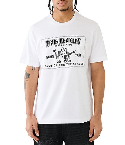 True Religion Short Sleeve Relaxed SRS Applique T-Shirt