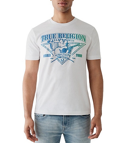 True Religion Short Sleeve Rockin Buddha Graphic T-Shirt