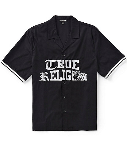 True Religion Short Sleeve Sateen Shirt