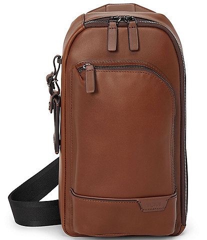 Tumi Gregory Leather Sling Bag