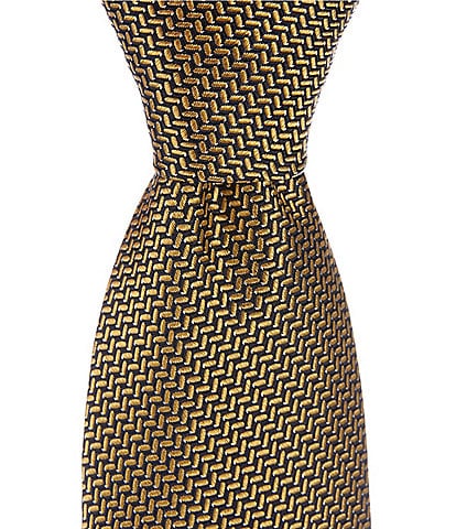 Turnbury Benedit Micro Print 3 3/8#double; Traditional Tie