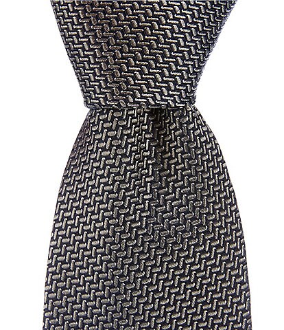 Turnbury Benedit Micro Print 3 3/8#double; Traditional Tie