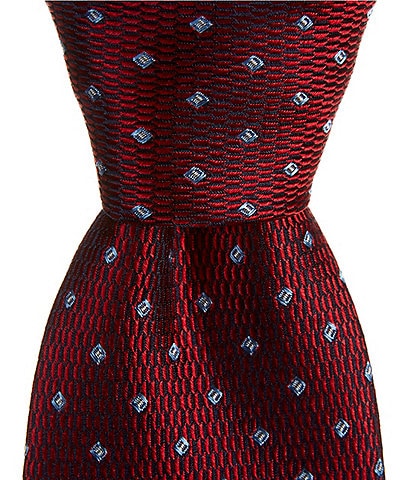 Turnbury Caden Square/Dot 3 3/8#double; Silk Blend Tie