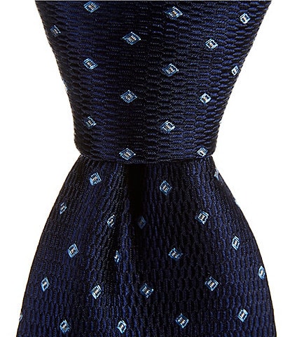 Turnbury Caden Square/Dot 3 3/8#double; Silk Blend Tie