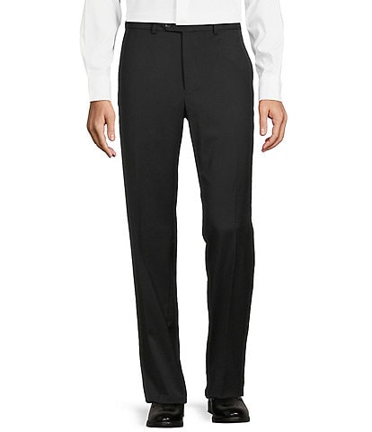 Turnbury Flat Front Solid Dress Pants