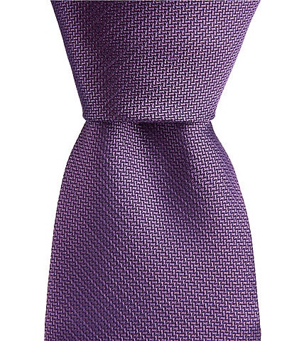Turnbury Hayes Solid 3.375#double; Silk Blend Tie