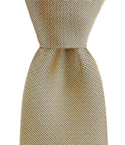 Turnbury Hayes Solid 3.375#double; Silk Blend Tie