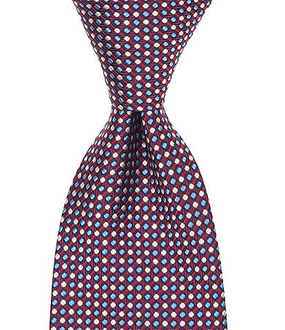 Turnbury Lael Geometric Traditional Polyester/Silk Tie