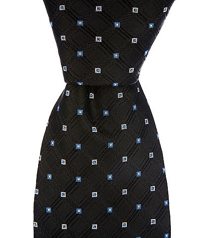 Turnbury Major Diamond Neat Patterned Traditional Silk Blend Tie