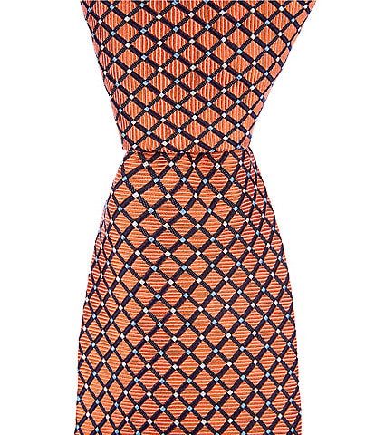 Turnbury Omri Mini Grid Traditional Silk Blend Tie