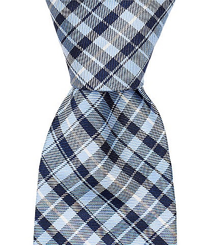 Turnbury Rocco Plaid Traditional Silk Blend Tie