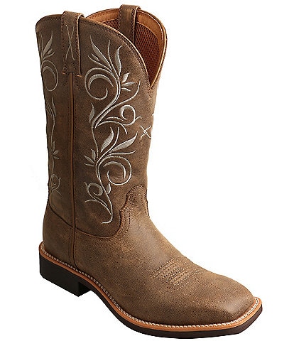 Twisted X Women's 11#double; WS Toe Top Hand Leather Western Boots