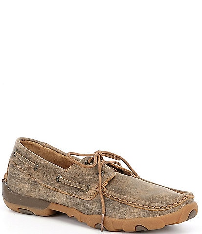 Twisted X Women's Leather Boat Driving Mocs
