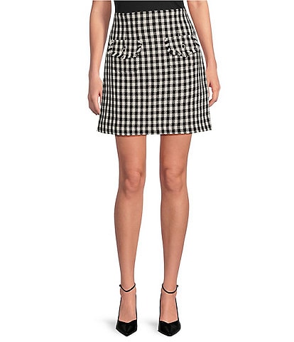 black and white Women s Skirts Dillard s