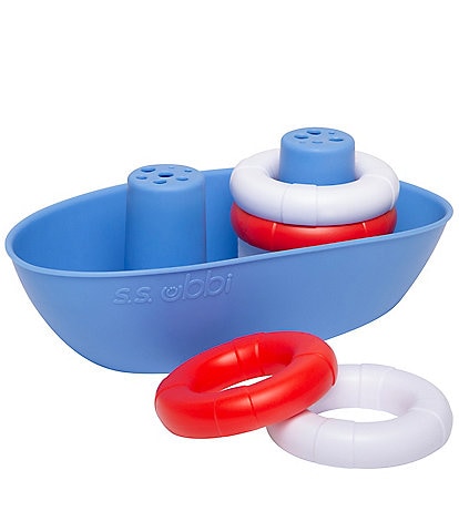 Ubbi Boat And Bouys Bath Toy