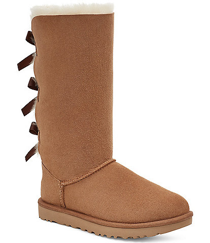 UGG Bailey Bow II Suede Tall Water-Resistant Boots