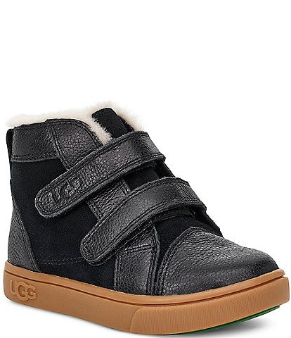 UGG Kids' Rennon II Suede and Leather Cold Weather Booties (Infant)