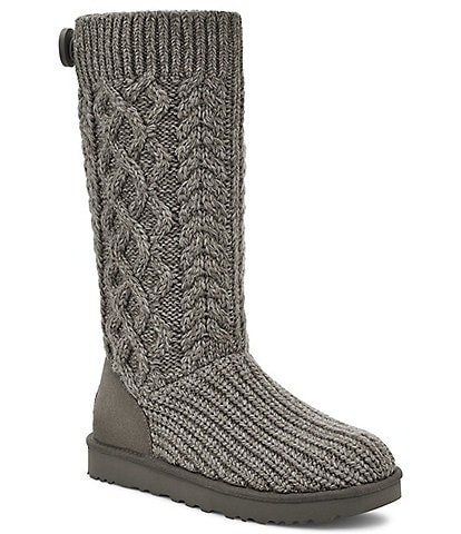 UGG Classic Cardi Cabled Knit Tall Boots