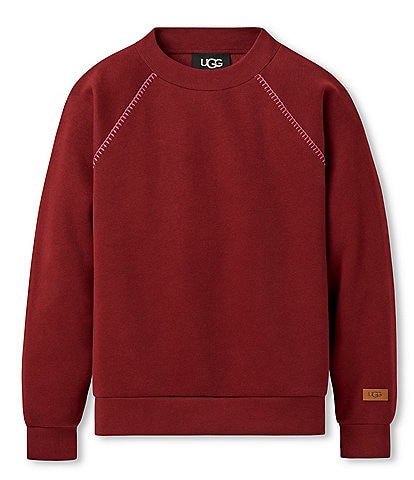 UGG Classic Fleece Crewneck Raglan Sleeve Coordinating Sweatshirt