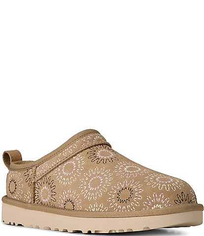 UGG Classic Micro Sun Stitch Suede Booties