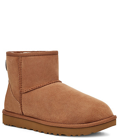 UGG Classic Mini II Stitch Water-Resistant Ankle Booties