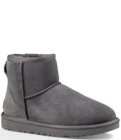 UGG® Classic Mini II Stitch Detail Water-Resistant Ankle Booties