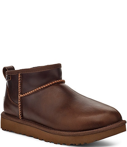 UGG Classic Ultra Mini Leather Regenerate Booties