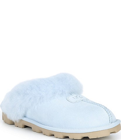 UGG Coquette Suede Signature Logo Detail Cold Weather Slippers
