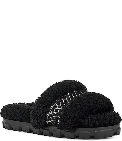 UGG Cozy Knit Slippers New Black Womens Size 11 | eBay-gemektower.com.vn